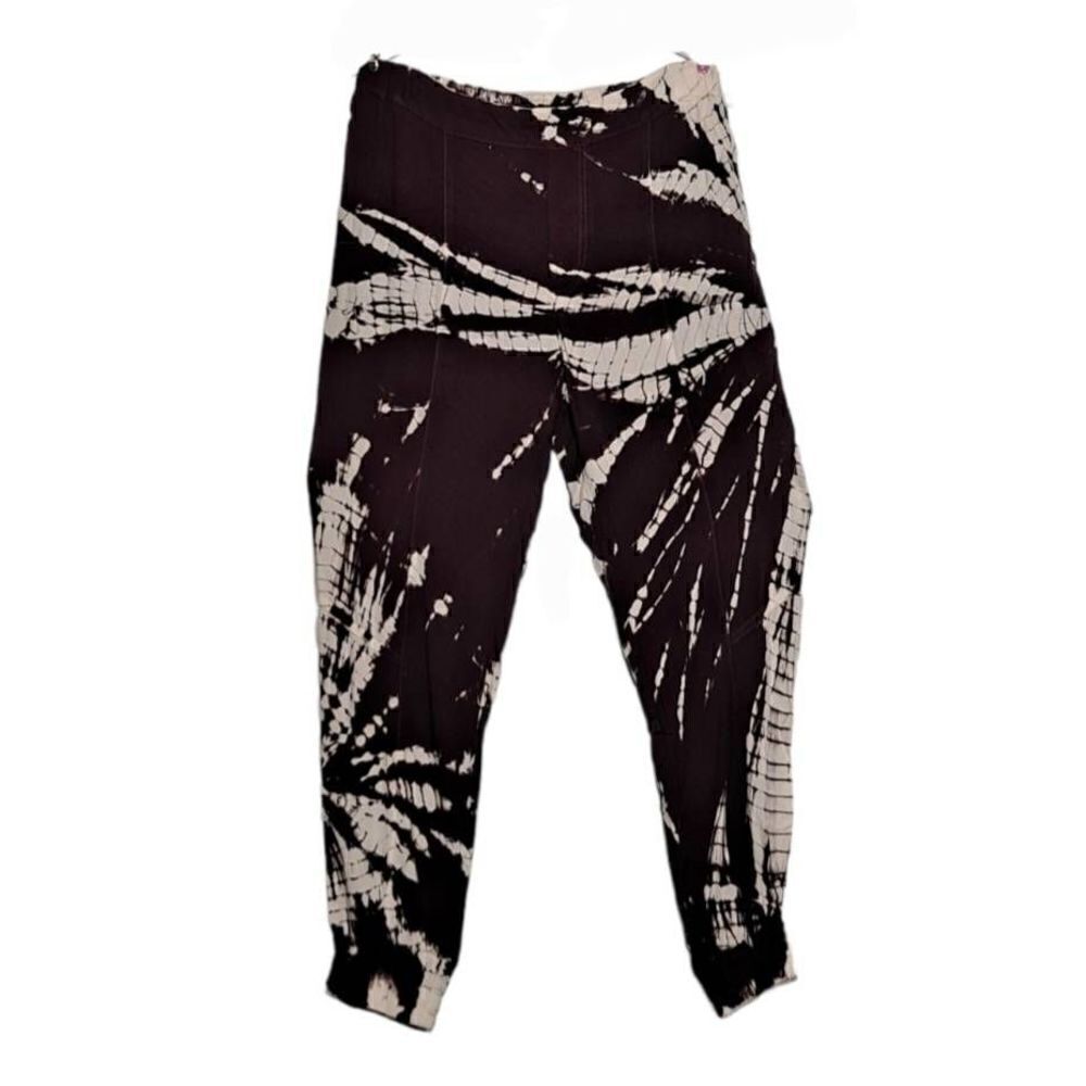 Young Fabulous & Broke Lounge Pants Joggers Shibori Wash Purple-ish Brown Medium